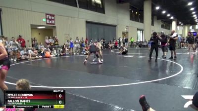 110 lbs Round 4 (6 Team) - Mylee Goodwin, TN AAU- Havok vs Fallon Dames, Feelin Peachy