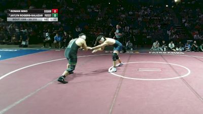 5A 215 lbs 1st Place Match - Roman Nino, Corpus Christi Carroll vs Jaylyn Rogers-Salazar, Mesquite Poteet