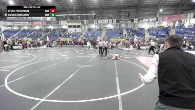 58 lbs Round Of 16 - Brax Peterson, Athlos Wrestling vs Kyden McElroy, Garden City Wrestling Club