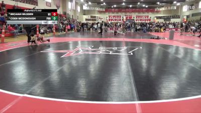 55 lbs Quarterfinal - Coen McDonough, Pursuit Wrestling Minnesota vs Micaiah Nilssen, Weigh-In Club