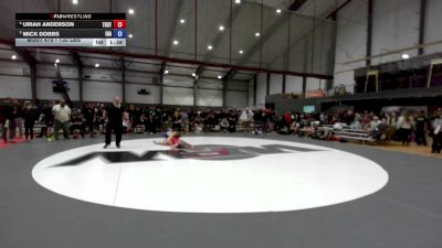 132 lbs 1st Place Match - Uriah Anderson, Team Utah vs Mick Dobbs, Interior Grappling Academy