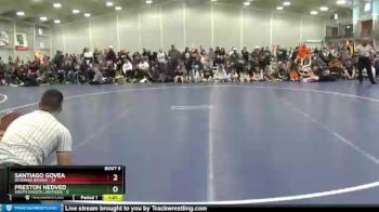 100 lbs Round 3 (6 Team) - Santiago Govea, Wyoming Brown vs Preston Nedved, South Dakota Lightning