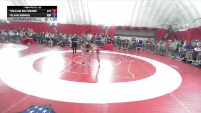 126 lbs 1st Place Match - William Du Chemin, B.A.M. Training Center vs Blake Endres, RT Elite Wrestling