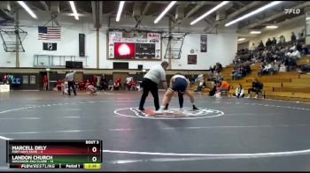 157 lbs Round 1 (6 Team) - Landon Church, Wisconsin-Eau Claire vs Marcell Dely, Fort Hays State