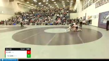 138 lbs Cons. Round 1 - Garrett Cobb, Crook County vs Ryan Hill, Crater