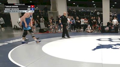 80 kg Cons. Sub-rd Of 16 - Nolan Savage, Steller Trained Wrestling vs Jeremy McGrath, Connecticut