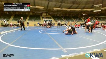 110 lbs Rr Rnd 2 - Maggie Martinez, Oklahoma Supergirls 12U vs Avriella Pretty Bear, Mojo Mulisha 12U Girls