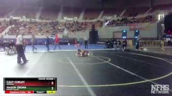 D4-120 lbs Champ. Round 1 - Cauy Curley, Ganado vs Mason Orona, Round Valley