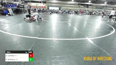 89 lbs Consi Of 16 #2 - Easton Landas, Sebolt Wrestling Academy vs Parker Anthony, Liberty Warriors Wrestling Club