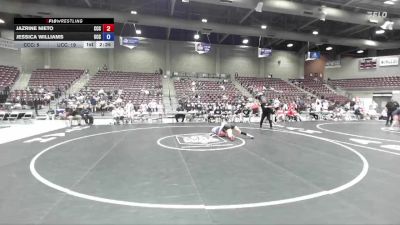 138 lbs Round 3 (4 Team) - Jessica Williams, Umpqua Community College vs Jazrine Nieto, Colby Community College