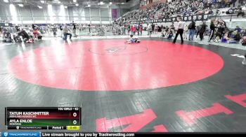 62 lbs Quarterfinal - Ayla Enloe, Montana vs Tatum Kaschmitter, Highland Huskies WC