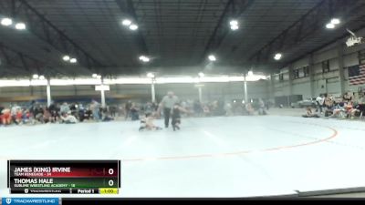 49 lbs Finals (8 Team) - James (King) Irvine, Team Renegade vs Thomas Hale, Sublime Wrestling Academy