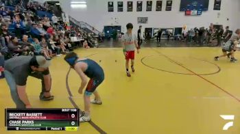 59 lbs Semifinal - Jamen Crosby, North Big Horn Rams vs Aksel Polson, Thermopolis Wrestling Club