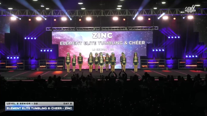 Element Elite Tumbling & Cheer - Zinc [2025 L2 Senior - D2 Day 2] 2025 ...