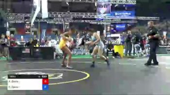 138 lbs Consi Of 8 #2 - Aulani Davis, Indiana vs Caitlyn Davis, South Carolina