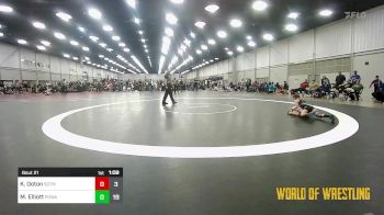 70 lbs Rr Rnd 6 - Kylee Ooton, Sisters On The Mat Pink vs Maisie Elliott, POWA Girls