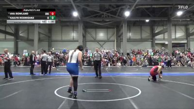 235 lbs Round 1 - Kailyn Rodriguez, Iola Kids vs Ava Rowland, Con-Kids Wrestling Club