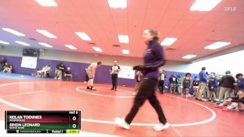 285 lbs Champ. Round 2 - Nolan Toennies, Nolensville vs Simon Leonard, Notre Dame