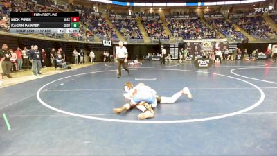 117 lbs Round Of 16 - Nick Pifer, Kiski Area vs Kagan Painter, Grove City