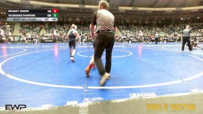 70 lbs Consi Of 8 #2 - Brodey Green, Thoroughbred Wrestling Academy vs Talmadge Dawkins, Roundtree Wrestling Academy