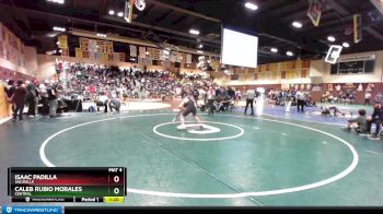 132 lbs Champ. Round 3 - Caleb Rubio Morales, Central vs Isaac Padilla, Vacaville