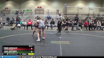 117 lbs Finals (2 Team) - Hope Senteney, Contenders WA Blue vs Todd Gonzalez, Indiana Outlaws