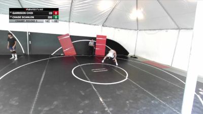 144 lbs Champ. Round 3 - Garrison Choi, Cerritos vs Chase Scanlon, El Dorado High School