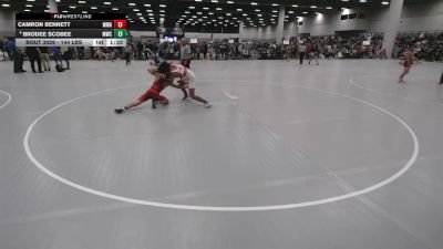 144 lbs Champ. Rd Of 64 - Camron Bennett, Moen Wrestling Academy vs Brodee Scobee, MWC Wrestling Academy