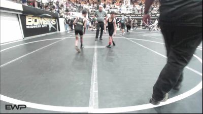 67 lbs Rr Rnd 2 - Ayden Blankenship, Conquer BJJ vs Orlandas Bruner, Midwest City Bombers Youth Wrestling Club
