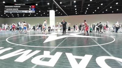 126 lbs 3rd Place Match - Deshawn Parrow, IA vs Jaxson Shute, MO