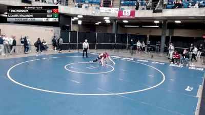 120 lbs Cons. Round 5 - Ava Enright, Unattached vs Lilyana Malagon, Unattached