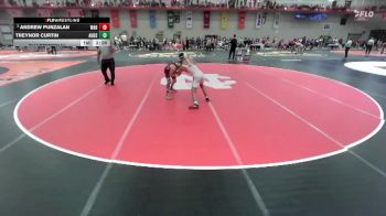 125 lbs Quarterfinal - Andrew Punzalan, Wabash vs Treynor Curtin, Augsburg