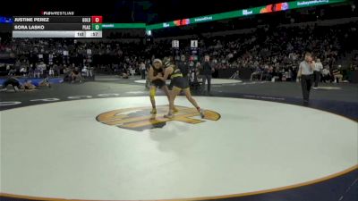 145 lbs Consi Of 16 #1 - Justine Perez, Golden West (CS) vs Sora Lasko, Placer (SJ)