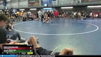 65 lbs Round 5 (8 Team) - Cole Bourquard, NOLA Black vs Allie Proctor, The Big MF Purge