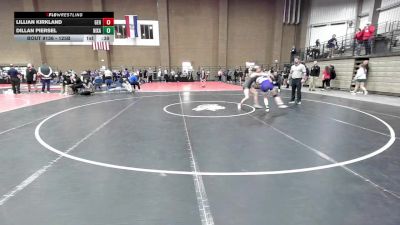 125B Quarterfinal - Dillan Piersel, Park Hill South vs Lillian Kirkland, Glenpool