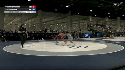 61 kg Cons. Rd Of 64 - Wyatt Stauffer, Blair Academy vs Nathan Fish, Mustang Wrestling Club