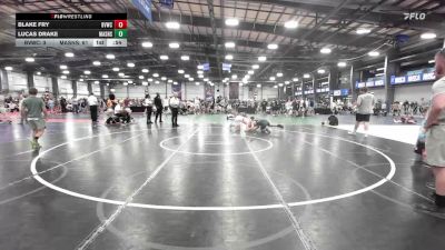 154 lbs Rr Rnd 2 - Blake Fry, Buffalo Valley Wrestling Club MS Black vs Lucas Drake, Mat Assassins Red