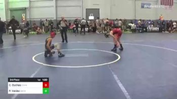 88 lbs 3rd Place - Cody Dyches, Champions WC vs Paulo Valdez, Gremlins