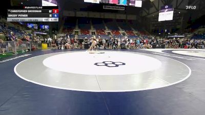 132 lbs Cons. Rd Of 64 - Christopher Grossman, MT vs Brody Pitner, NE