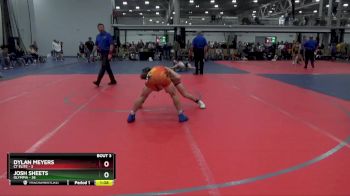 105 lbs Round 2 (4 Team) - Josh Sheets, Olympia vs Dylan Meyers, CT Elite