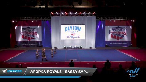 Apopka Royals - Sassy Sapphires [2022 L1 Performance Recreation - 6 and Younger (NON) Day 1] 2022 NCA Daytona Beach Classic