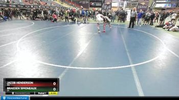 170 lbs Cons. Semi - Jacob Henderson, MN vs Braeden Simoneaux, LA