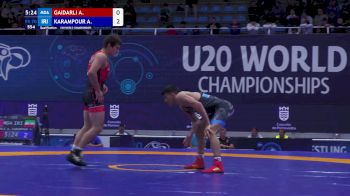 70 kg Qualif. - Alexandr Gaidarli, Moldova vs Ali Manouchehr KARAMPOUR, Iran
