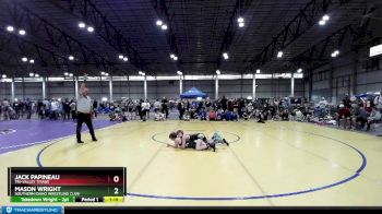 90 lbs Champ. Round 3 - Mason Wright, Southern Idaho Wrestling Club vs Jack Papineau, Tri-Valley Titans