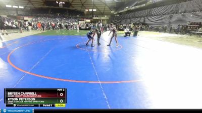 106 lbs Quarterfinal - Kyson Peterson, CNWC Concede Nothing Wrestling Club vs Brysen Campbell, Clark County Youth Wrestling