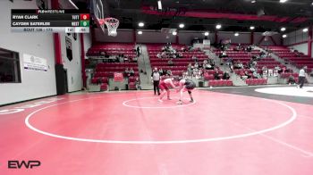 175 lbs Cons. Round 2 - Ryan Clark, TUTTLE vs Cayden Saterlee, WESTMOORE