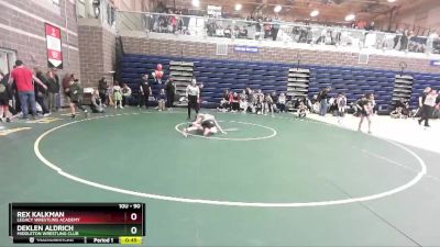 90 lbs Cons. Round 2 - Deklen Aldrich, Middleton Wrestling Club vs Rex Kalkman, Legacy Wrestling Academy