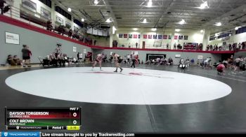125 lbs Cons. Round 3 - Colt Brown, Montevallo vs Dayson Torgerson, Colorado Mesa