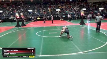 126 lbs Quarterfinal - Isaiah Callahan, CPWA vs Tyler Ineman, SLN1