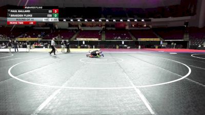 285 lbs Round Of 16 - Paul Ballard, Iowa State vs Braeden Fluke, Ferrum College (NCAA)